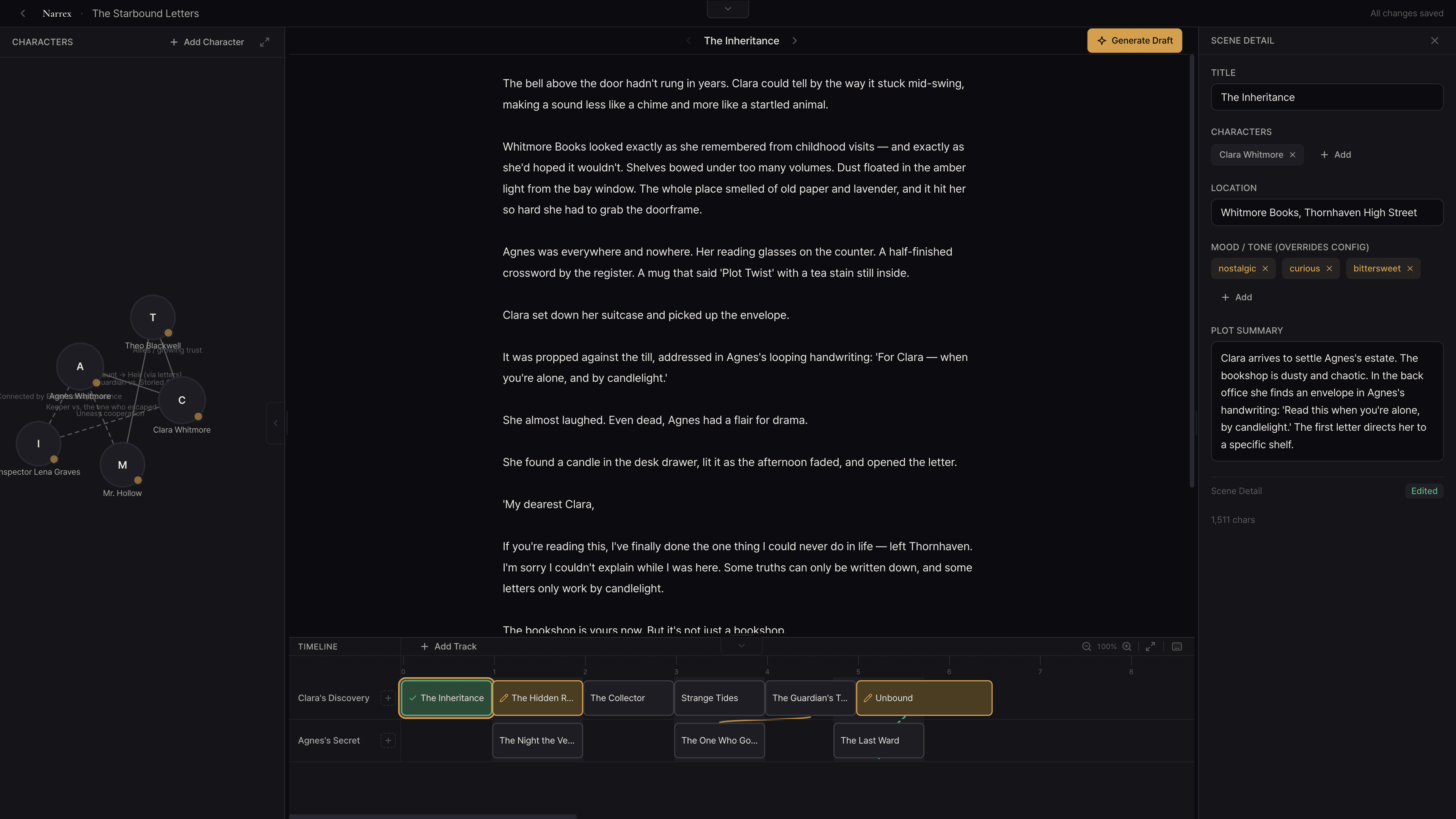 Narrex — AI Visual Novel Editor for Korean Web Novelists — 1